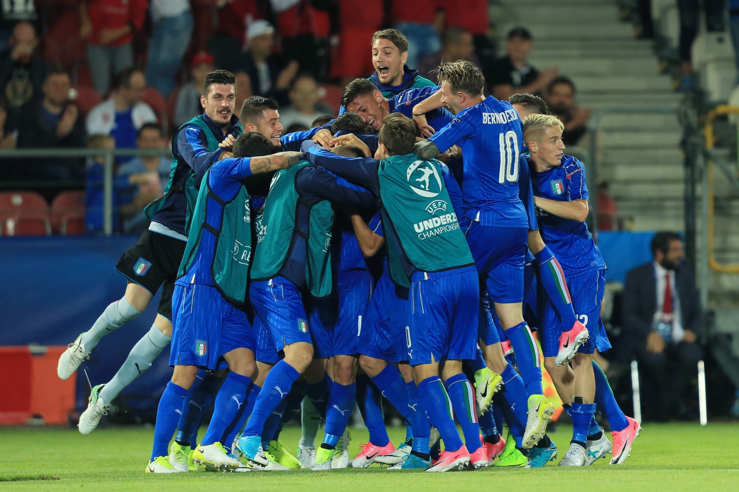Europeo under 21, l'Italia non stecca all'esordio: 2-0 alla Danimarca
