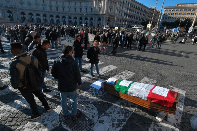 Ncc in protesta a Roma: tensione in piazza 5