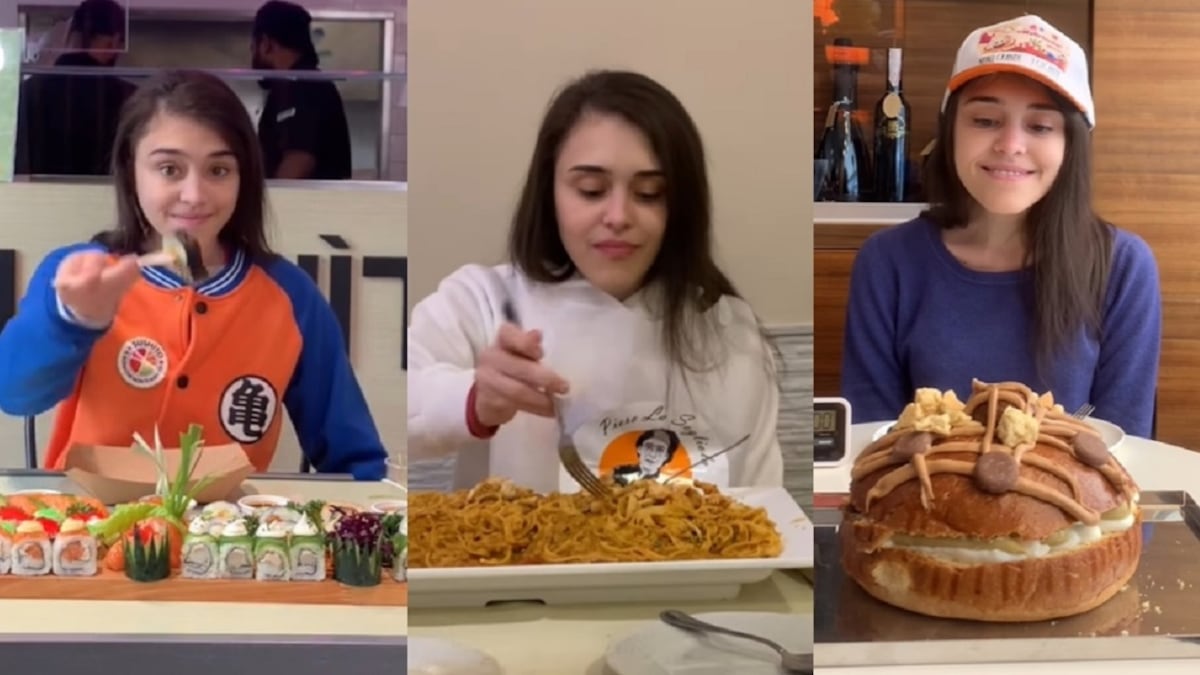 Come fa Chiara Mangiatutto? Chi è la tiktoker che ingurgita chili di cibo