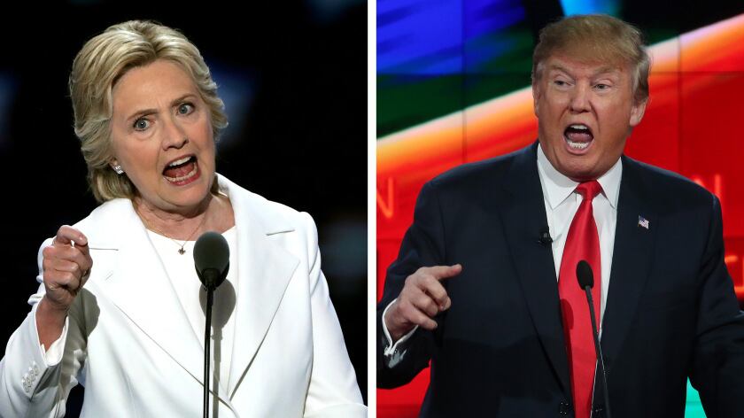 Un finto Trump allena la Clinton per il faccia a faccia