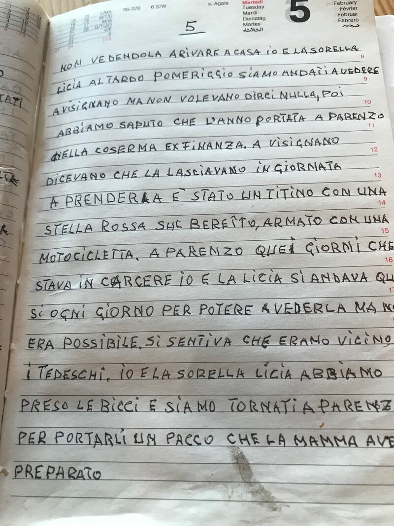 Il diario inedito del cugino di Norma Cossetto 2