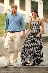 Il Principe Harry e Meghan Markle a una festa in spiaggia 5
