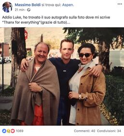 Luke Perry, il cordoglio social: foto 3