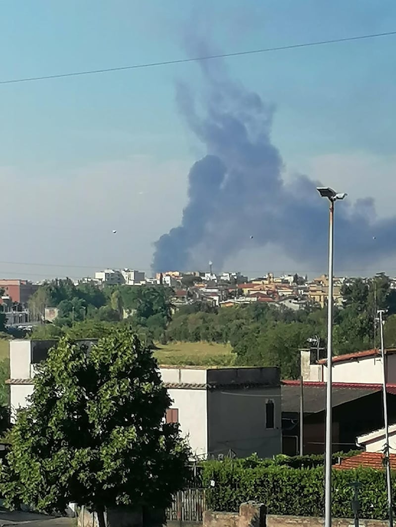 L'esplosione della polpa di Gpl in quartiere Prenestino a Roma 12