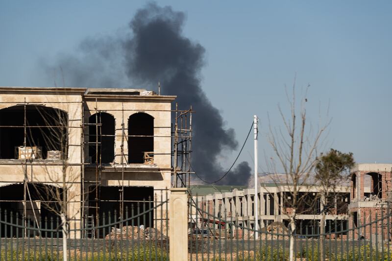 Le immagini dopo l'attacco alla base italiana di Erbil 5