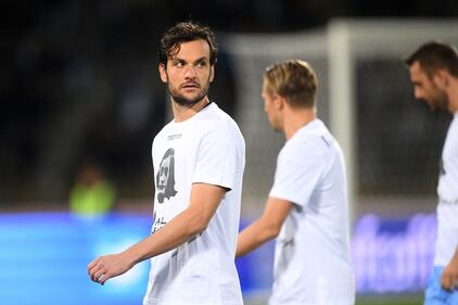 Lazio a Bologna con la maglia di Anna Frank 9