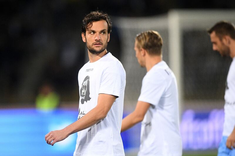 Lazio a Bologna con la maglia di Anna Frank 9