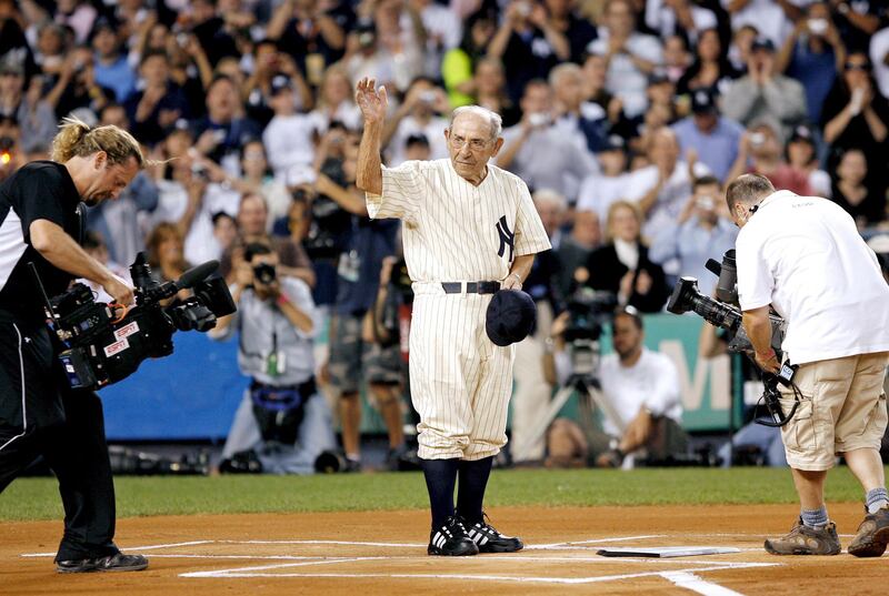 yogi berra Yankees 2008