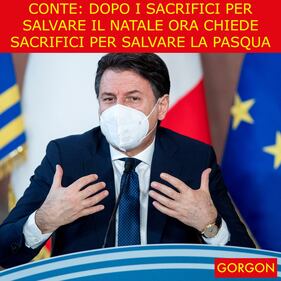 Ecco la satira del giorno. Conte chiede nuovi sacrifici 1