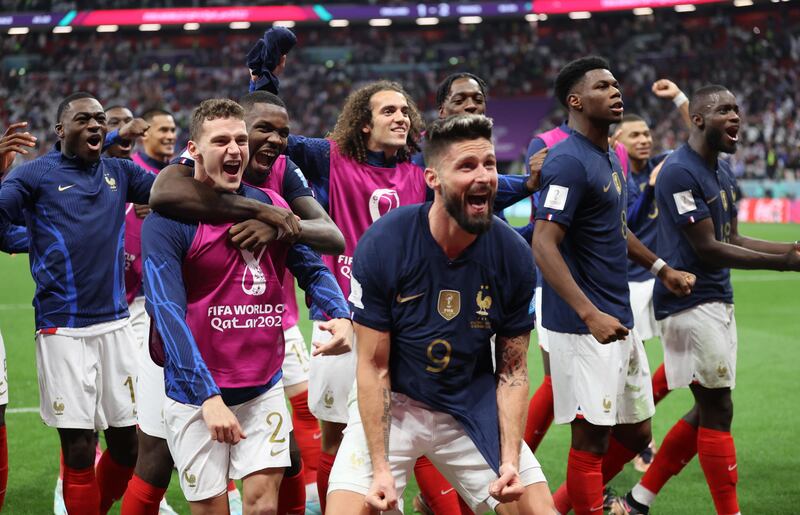Francia ai Mondiali, esultanza