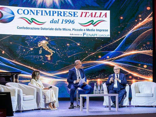Confimprese Italia chiude i 30 anni a Fiuggi. Fitto: “Competitività e internazionalizzazione, l’Europa deve creare le condizioni per far crescere le imprese”. Sberna: “Più vicini a imprese e territori”