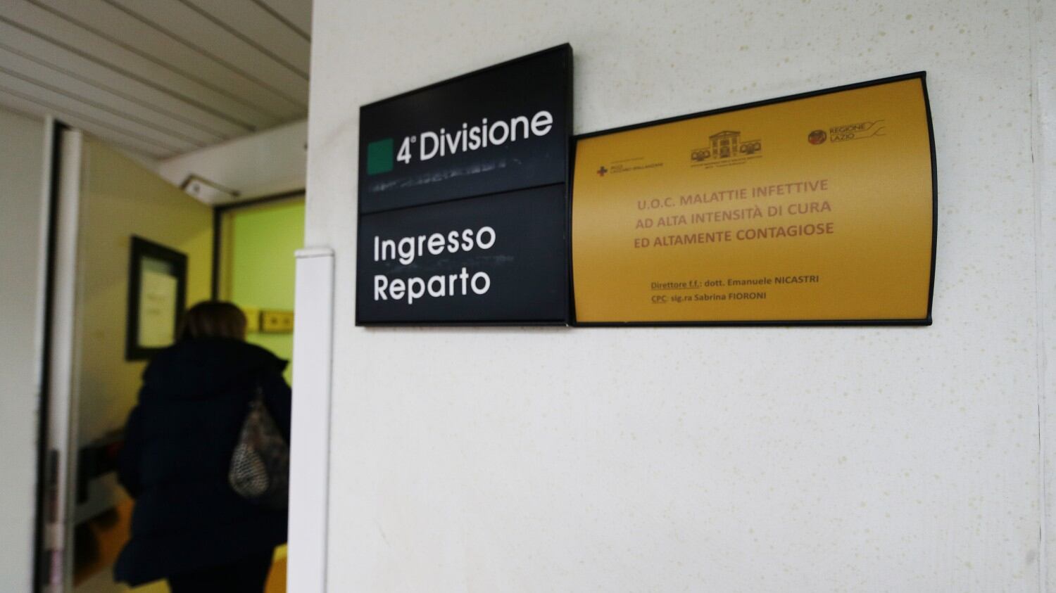 Spallanzani, nuovo straniero in osservazione: in corso test Coronavirus