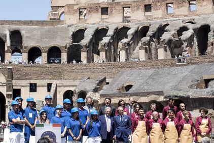 L'inaugurazione del "nuovo" Colosseo 15