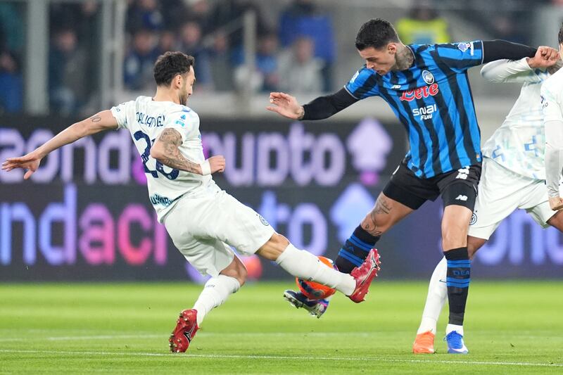 Atalanta Inter Scamacca Calhanoglu