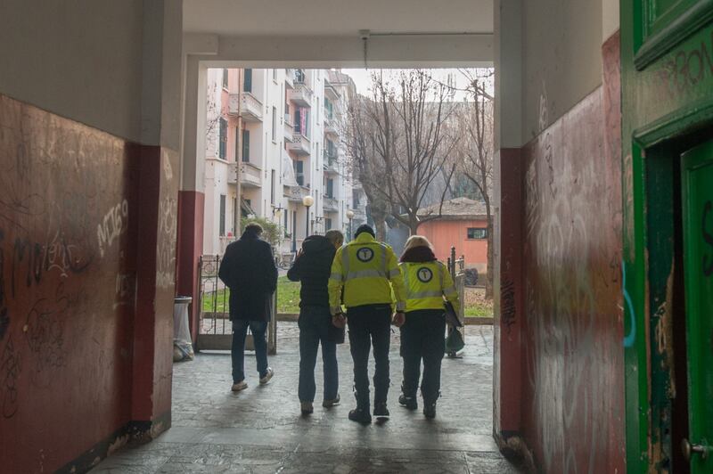 Blitz delle forze dell'ordine in via Gola, a Milano 6