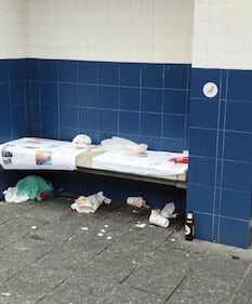 Degrado alla stazione di Milano Lampugnano 1