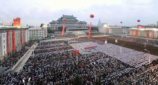 Festeggiamenti a Pyongyang, LaPresse