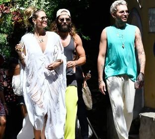 Heidi Klum e Tom Kaulitz, luna di miele a Capri 7