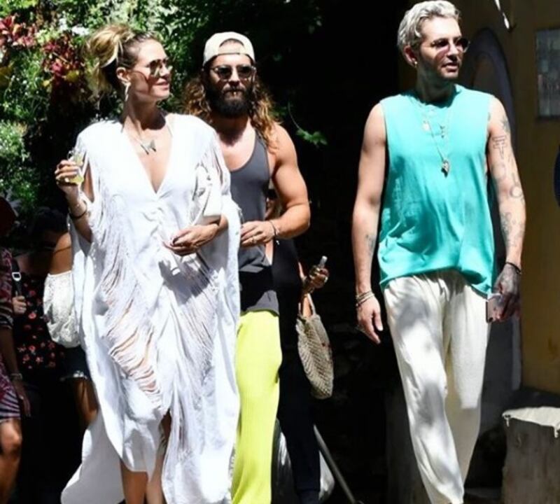 Heidi Klum e Tom Kaulitz, luna di miele a Capri 7