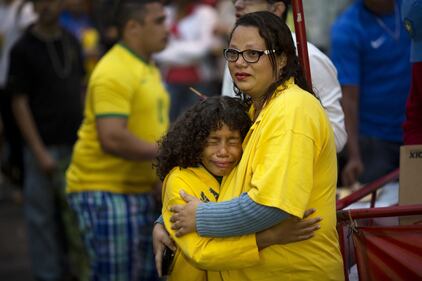 La disperazione dei tifosi brasiliani 8