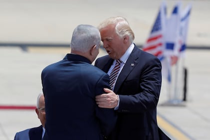 Trump sbarca a Tel Aviv 5