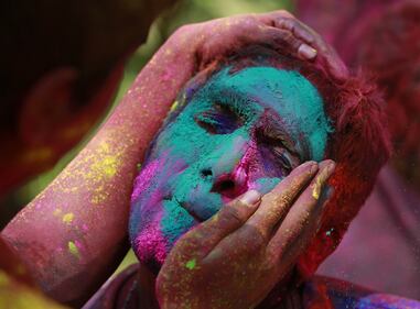 Il festival dei colori in India 12