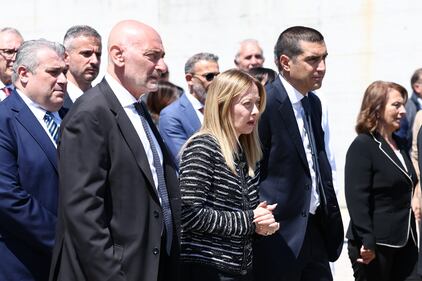 L'arrivo di Meloni e Mattarella a Modena 9