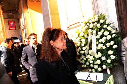 Grande folla al funerale di Moratti 4