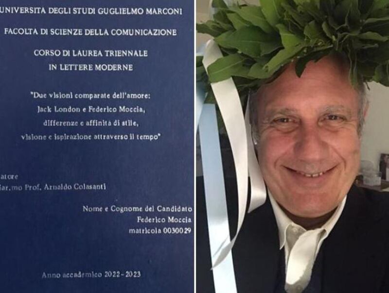 FEDERICO MOCCIA LAUREA