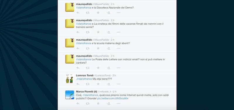 Dario Franceschini contestato su Twitter 24