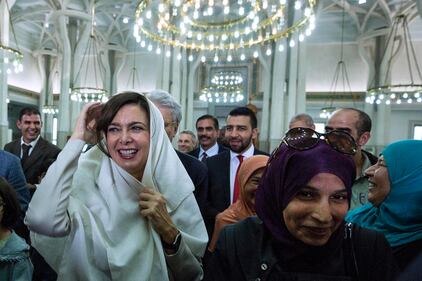 La Boldrini in visita alla moschea di Roma: "Islam religione di pace" 8