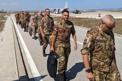 Giunte in Kosovo le Forze Operative di Riserva italiane in rinforzo alla KFOR 1