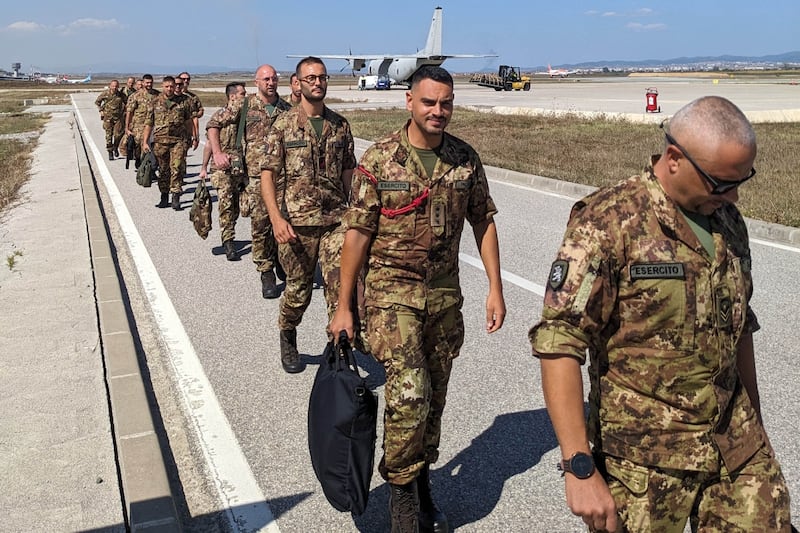 Giunte in Kosovo le Forze Operative di Riserva italiane in rinforzo alla KFOR 1