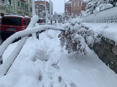 Scuole chiuse e strade bloccate: la neve in Molise 6