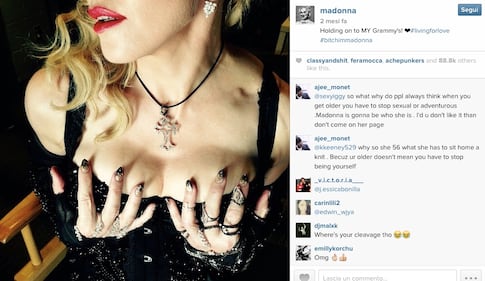 Madonna topless su Instagram 4