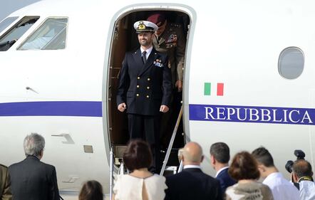 Salvatore Girone atterra a Roma 16