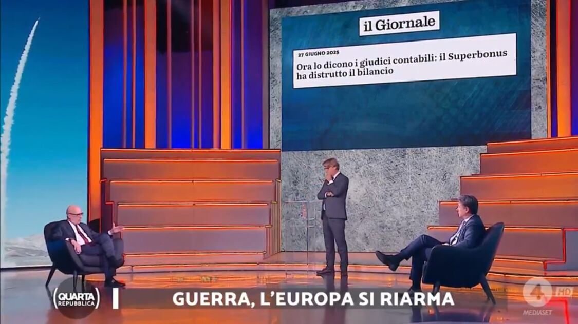 Sallusti asfalta Conte: "Hai fatto più danni della guerra in Ucraina"