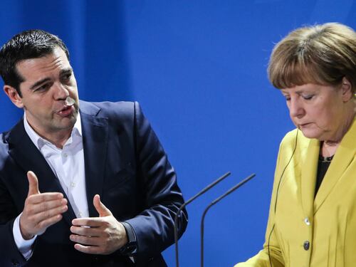 Merkel e Tsipras: lite al telefono