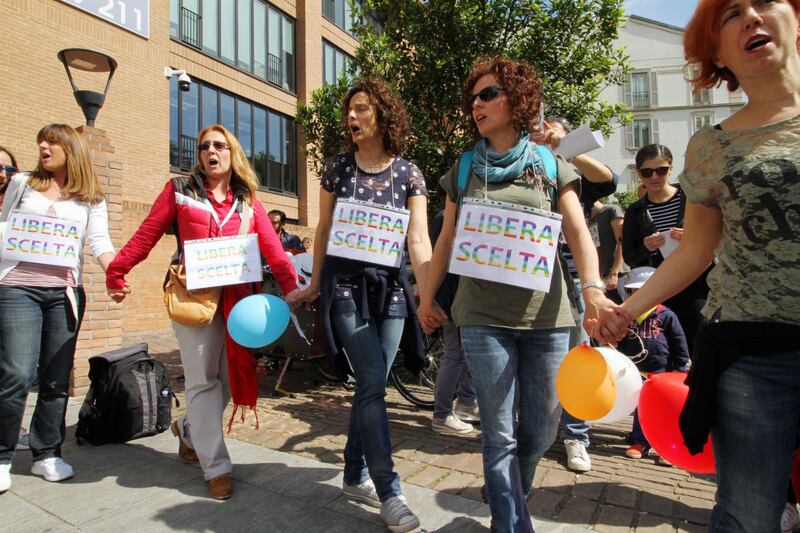 Vaccini, la manifestazione delle mamme no-vax 12