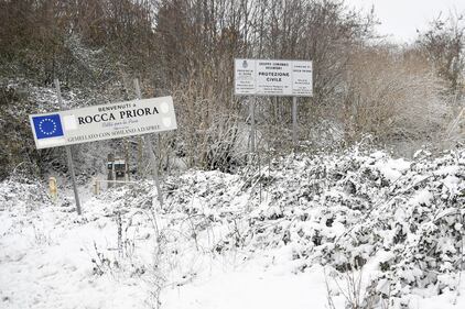 Neve e gelo sui Castelli romani 10