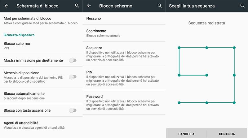 Sblocco Android