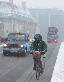 Bufera di neve in tutta Europa 1