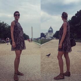 Martina Colombari sexy in ascensore 8