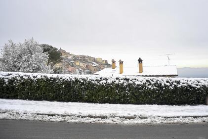 Neve e gelo sui Castelli romani 1