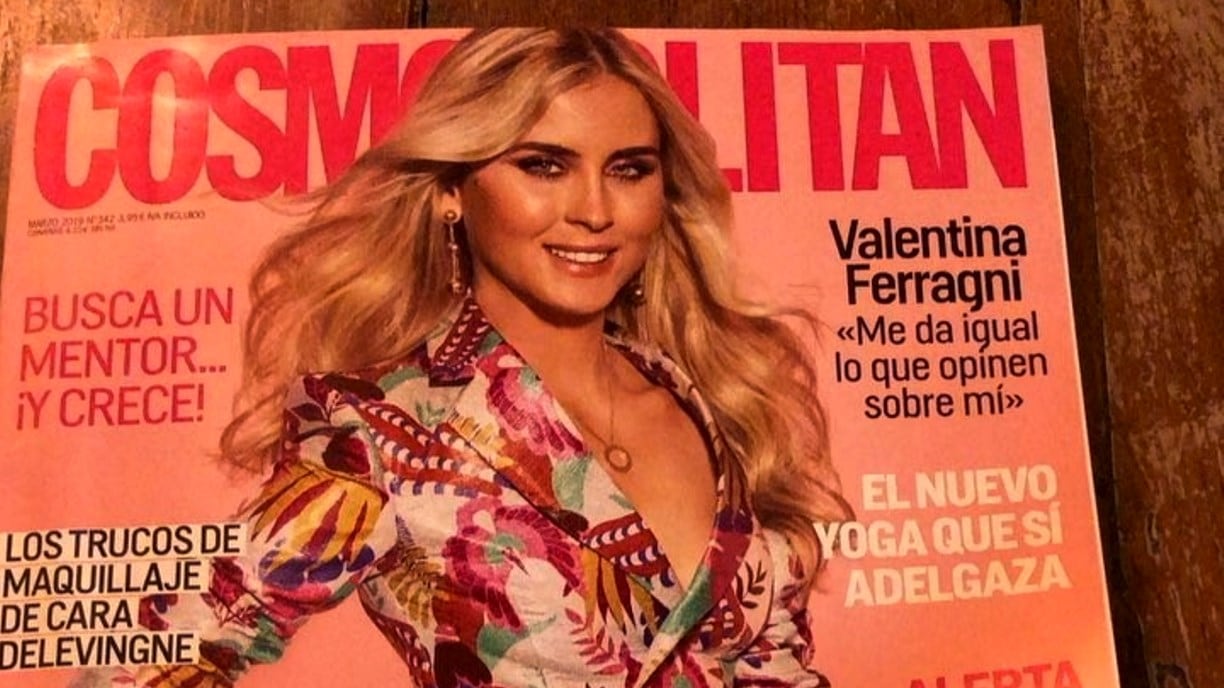 Valentina Ferragni si prende la cover di Cosmopolitan