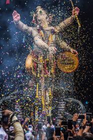 India, le celebrazioni del Ganesh Chaturthi festival 3