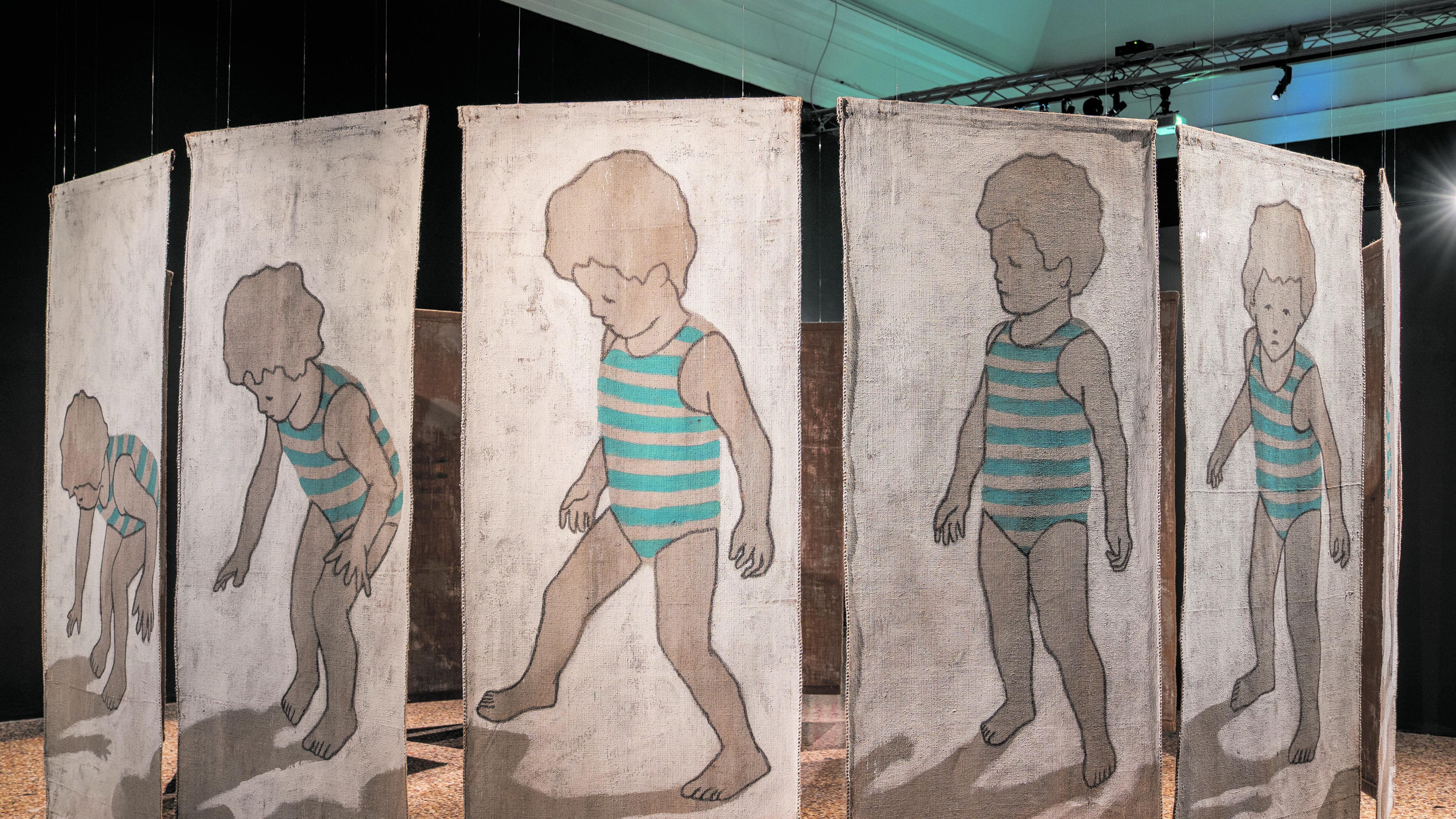 Berruti, le opere-denuncia dell'"artista dei bambini"