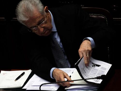Per Monti finisce la vacanza Sarà telecomandato dal Colle