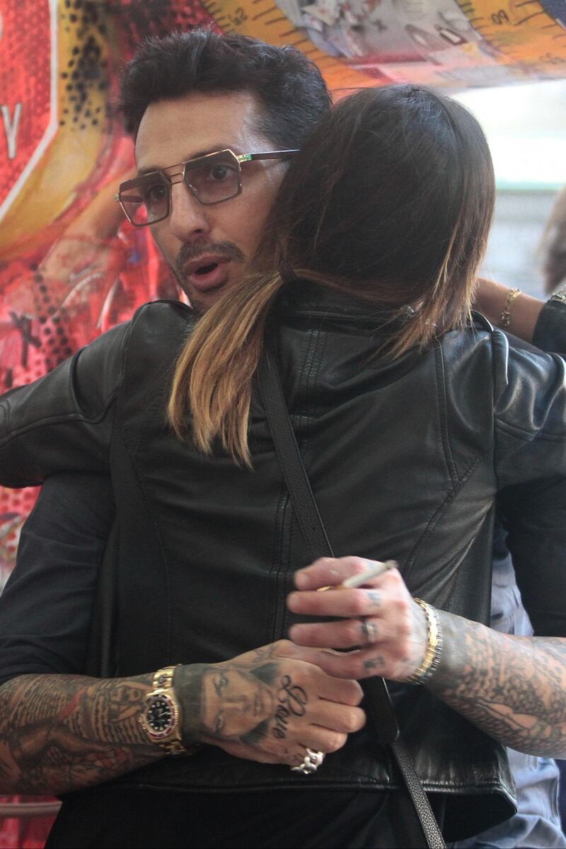 Fabrizio Corona a un party 14
