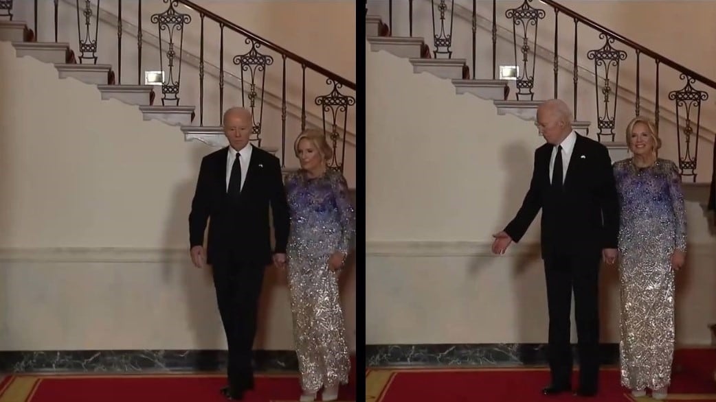 "Guardate la sua mano!". Le immagini di Biden fanno il giro del web: l'affondo dei trumpiani